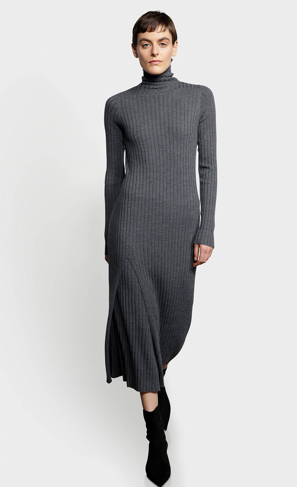 Kiefermann Filja Geripptes Strickkleid aus Merinowolle Zeitlich begrenztes Angebot