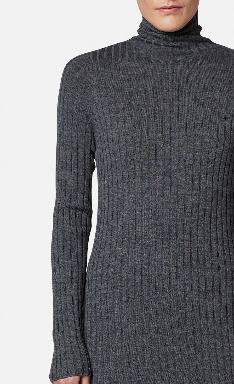 Kiefermann Filja Geripptes Strickkleid aus Merinowolle Zeitlich begrenztes Angebot