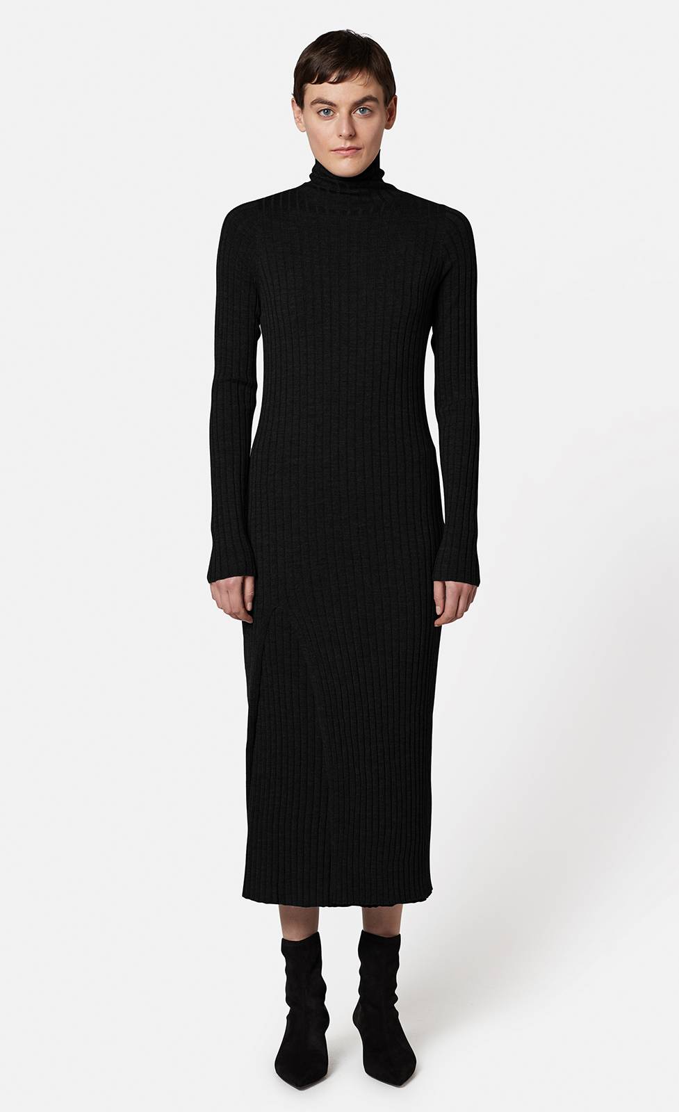 Kiefermann Filja Geripptes Strickkleid aus Merinowolle Zeitlich begrenztes Angebot