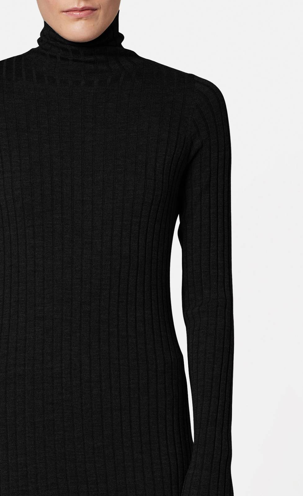 Kiefermann Filja Geripptes Strickkleid aus Merinowolle Zeitlich begrenztes Angebot