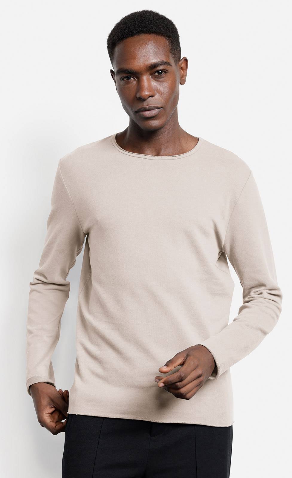 Kiefermann Frankon Langarmshirt aus Bio-Baumwollsweat Kostenlose Rückgabe