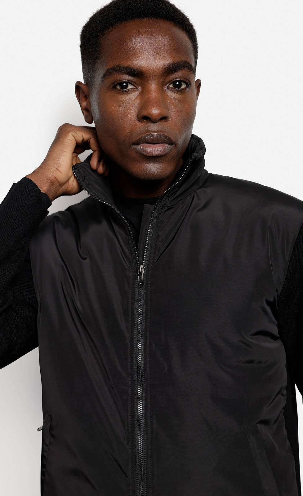 Kiefermann Marlono Jacke aus Materialmix Vierteljährliche Förderung