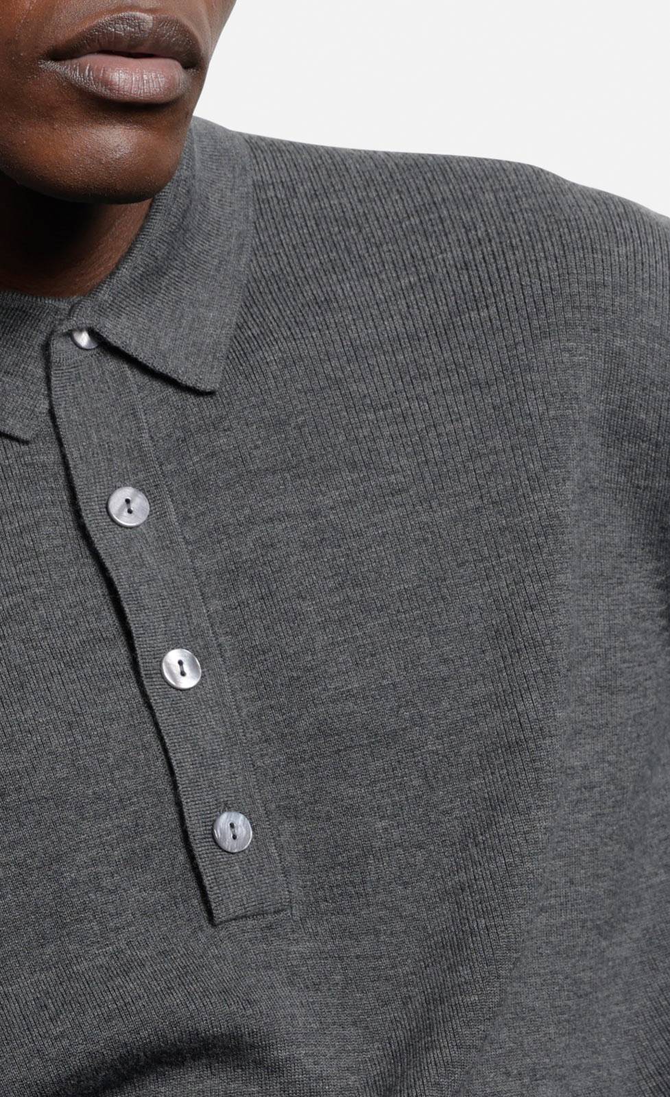 Kiefermann Imano Polopullover aus Merinowolle Discount Store für neue Produkte