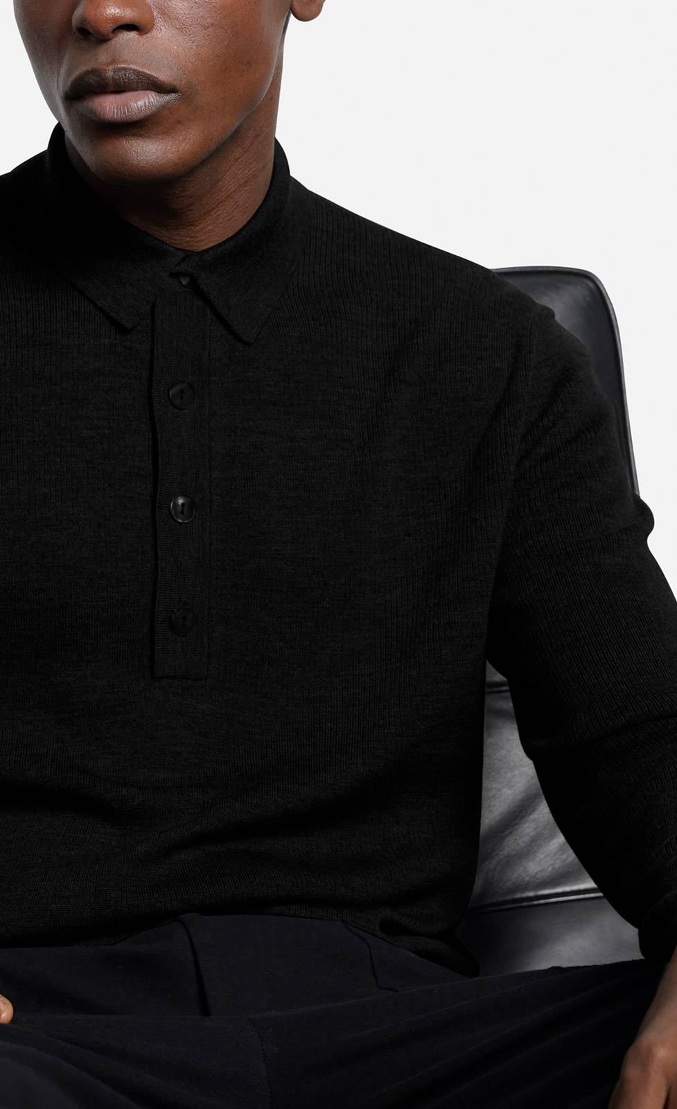 Kiefermann Imano Polopullover aus Merinowolle Discount Store für neue Produkte