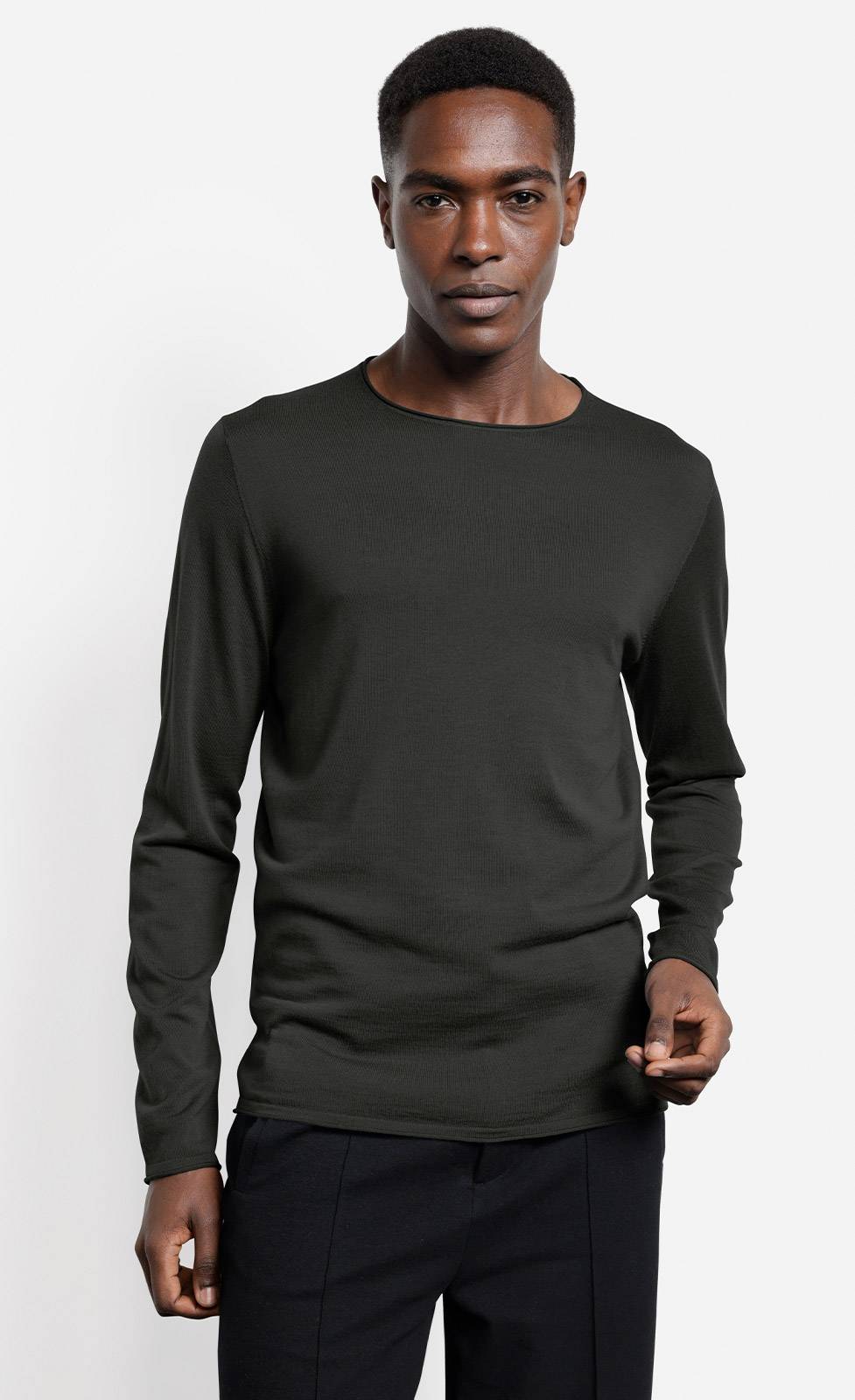 Kiefermann Benjaminn Merino Strickpullover Nur noch ein Tag übrig