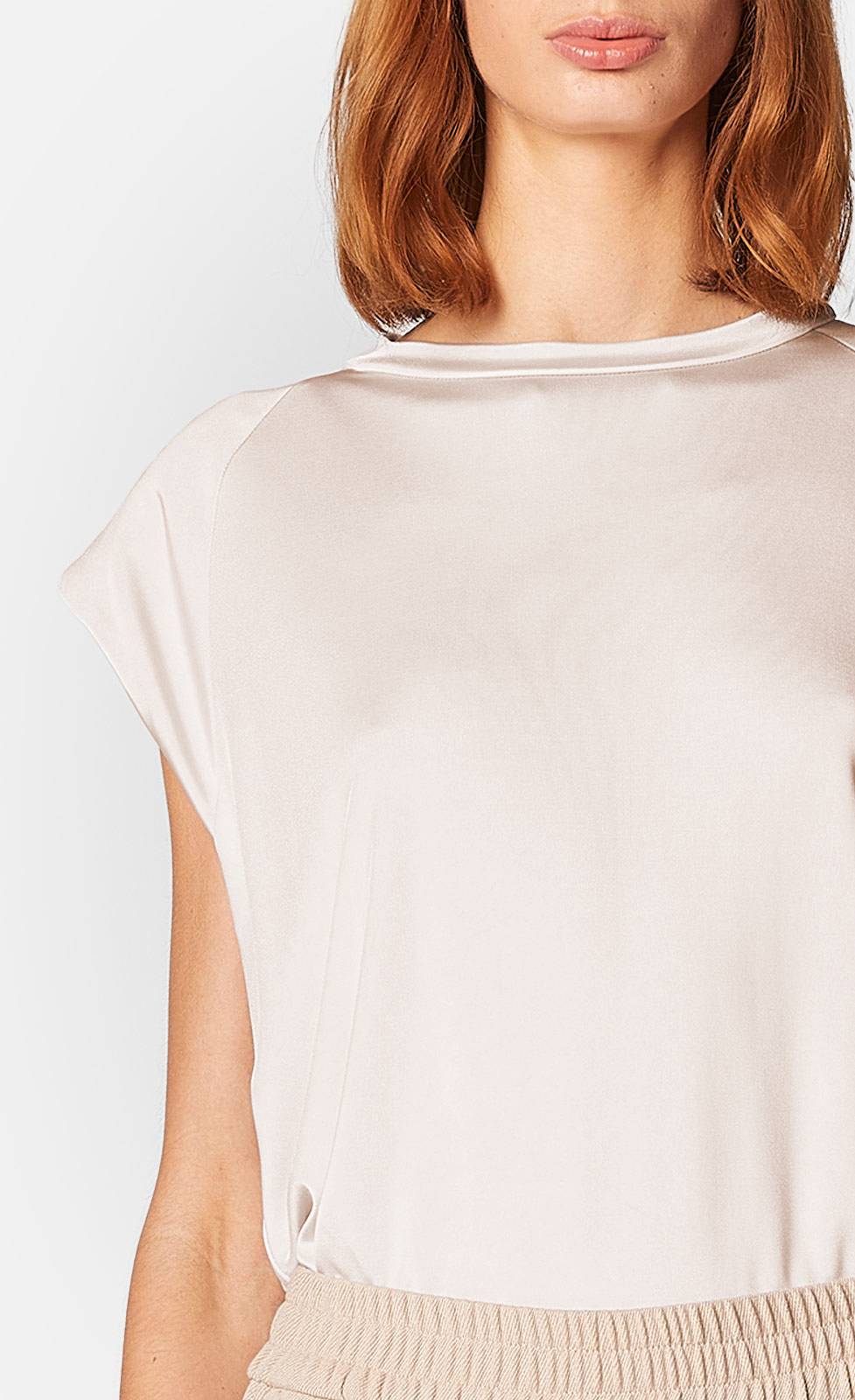 Kiefermann Giselle T-Shirt mit Schulterpolster aus Viskose 50% Rabatt für begrenzte Zeit