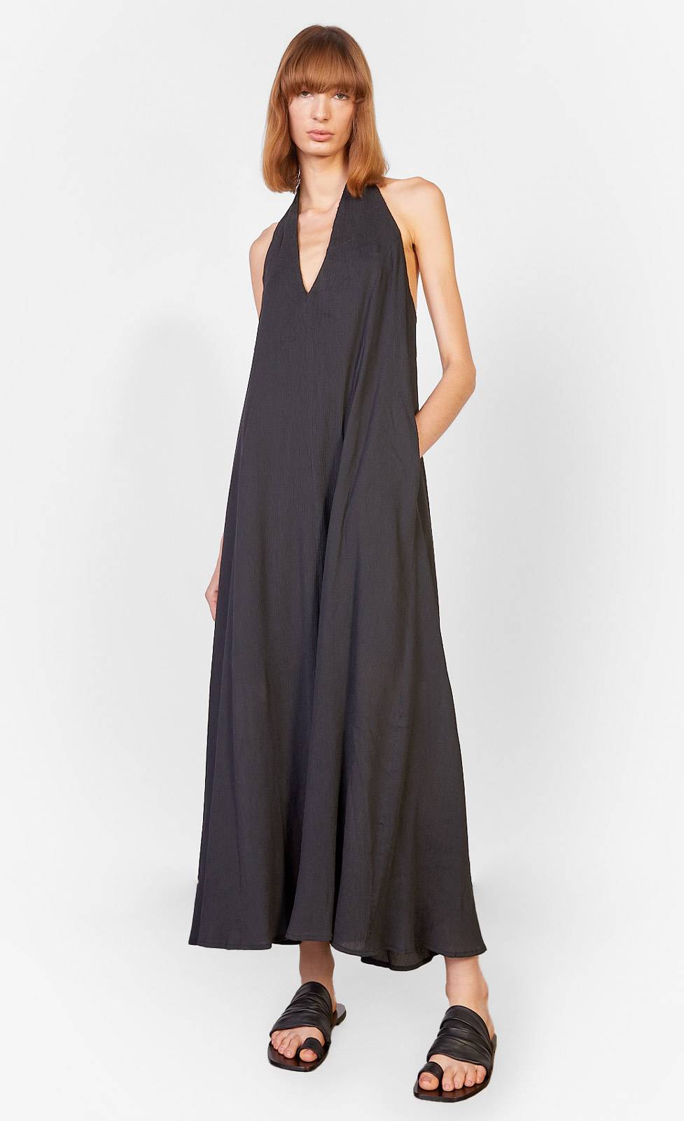 Kiefermann Vivien Neckholder-Kleid aus Seidenmaterial 2025