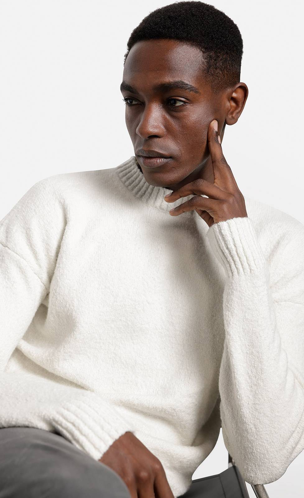 Kiefermann Janniso Pullover aus Bouclégarn im Angebot