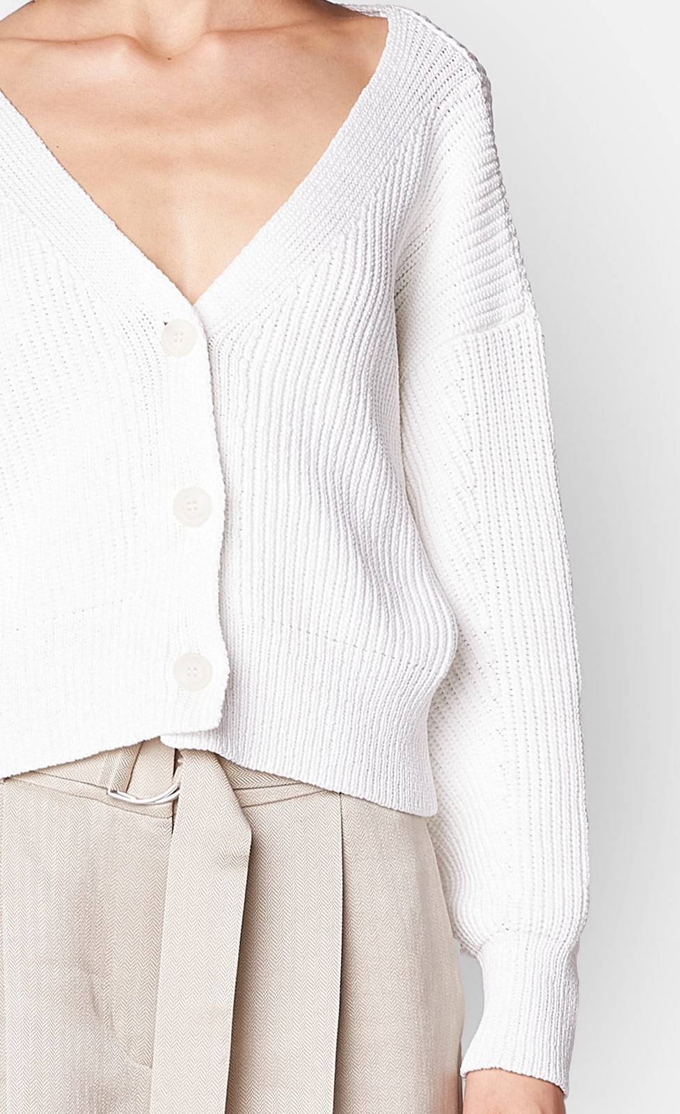 Kiefermann Giovanna Grobe Strickjacke aus Baumwolle Begrenztes Angebot