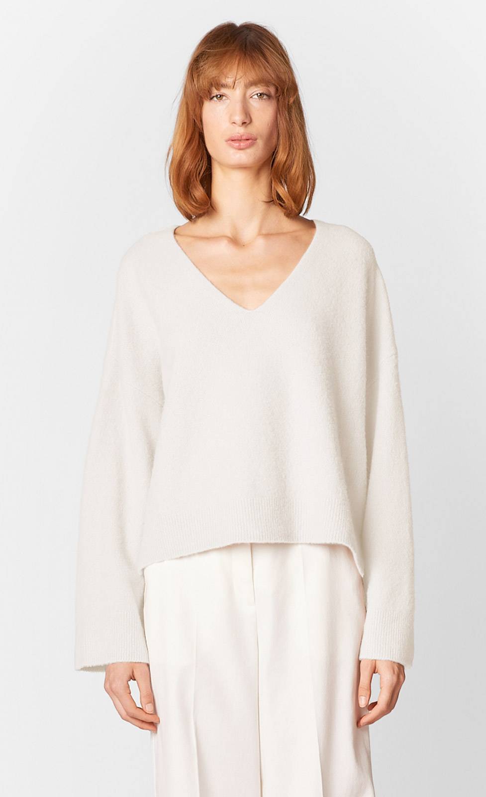 Kiefermann Chiara Strickpullover aus gewalktem Kaschmir Exklusivangebot