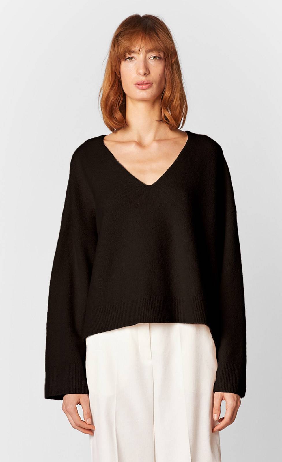 Kiefermann Chiara Strickpullover aus gewalktem Kaschmir Exklusivangebot