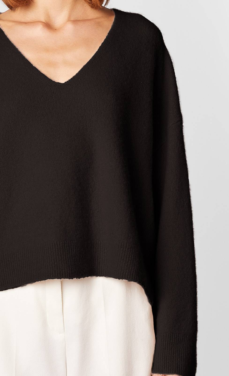Kiefermann Chiara Strickpullover aus gewalktem Kaschmir Exklusivangebot