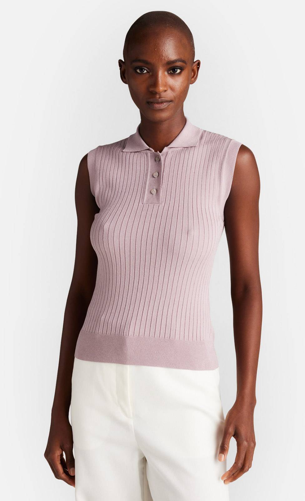 Kiefermann Melody Rippstrickpolo mit Knopfleiste Cyber Monday