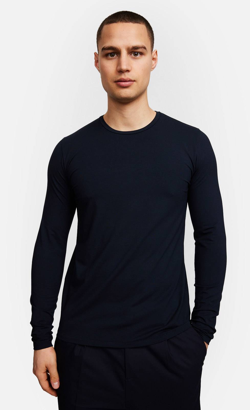 Kiefermann Emil Langarmshirt aus Baumwolle-Modal-Mix Räumungsverkauf