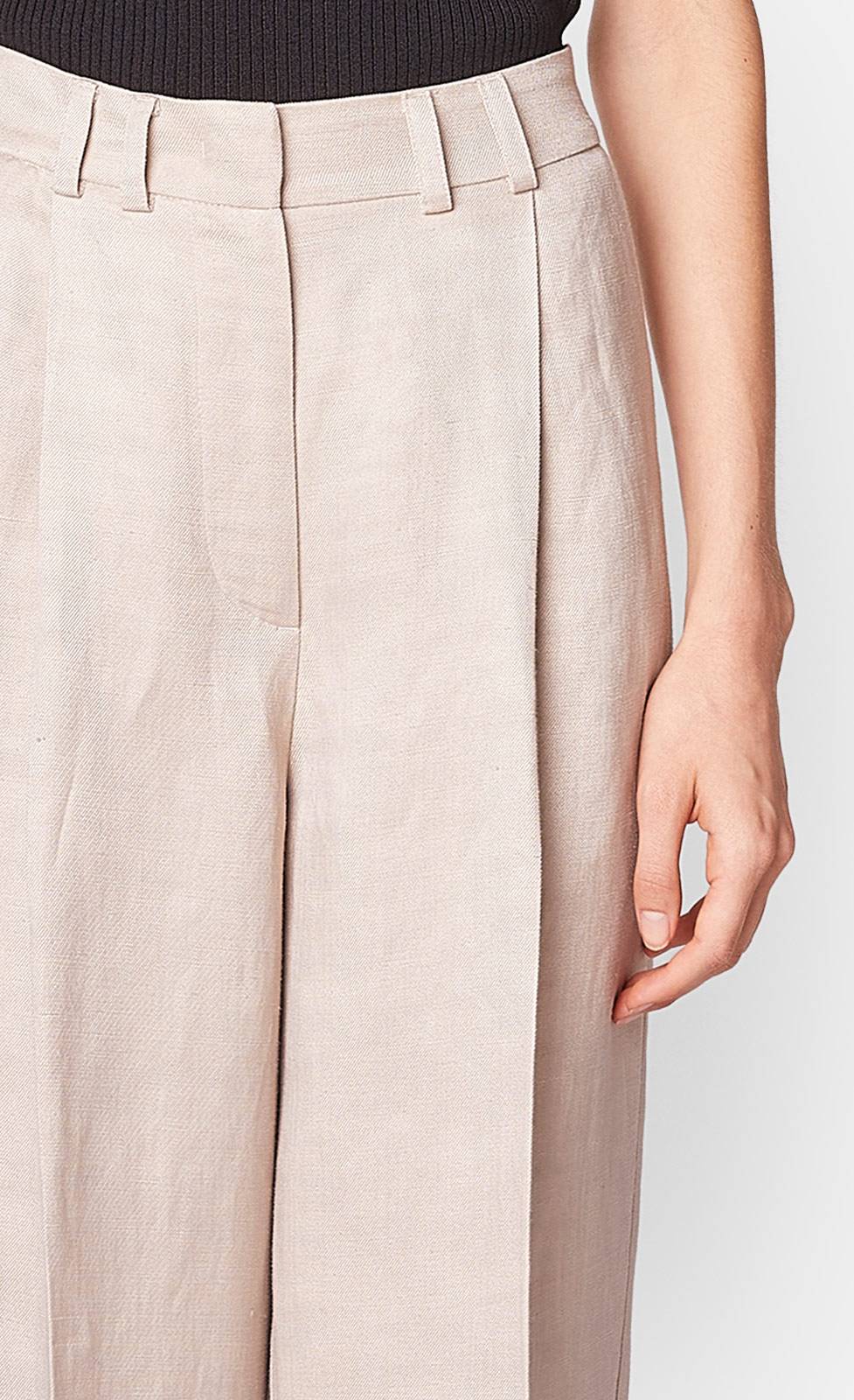 Kiefermann Naima Bundfaltenhose aus Leinenmaterial Tägliche Deals
