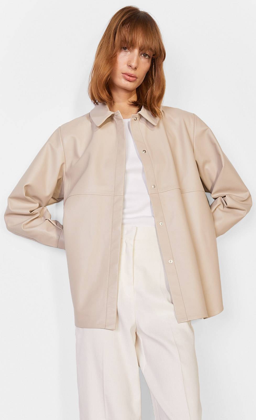 Kiefermann Alexia Overshirt aus Nappaleder Letzte 3 Tage