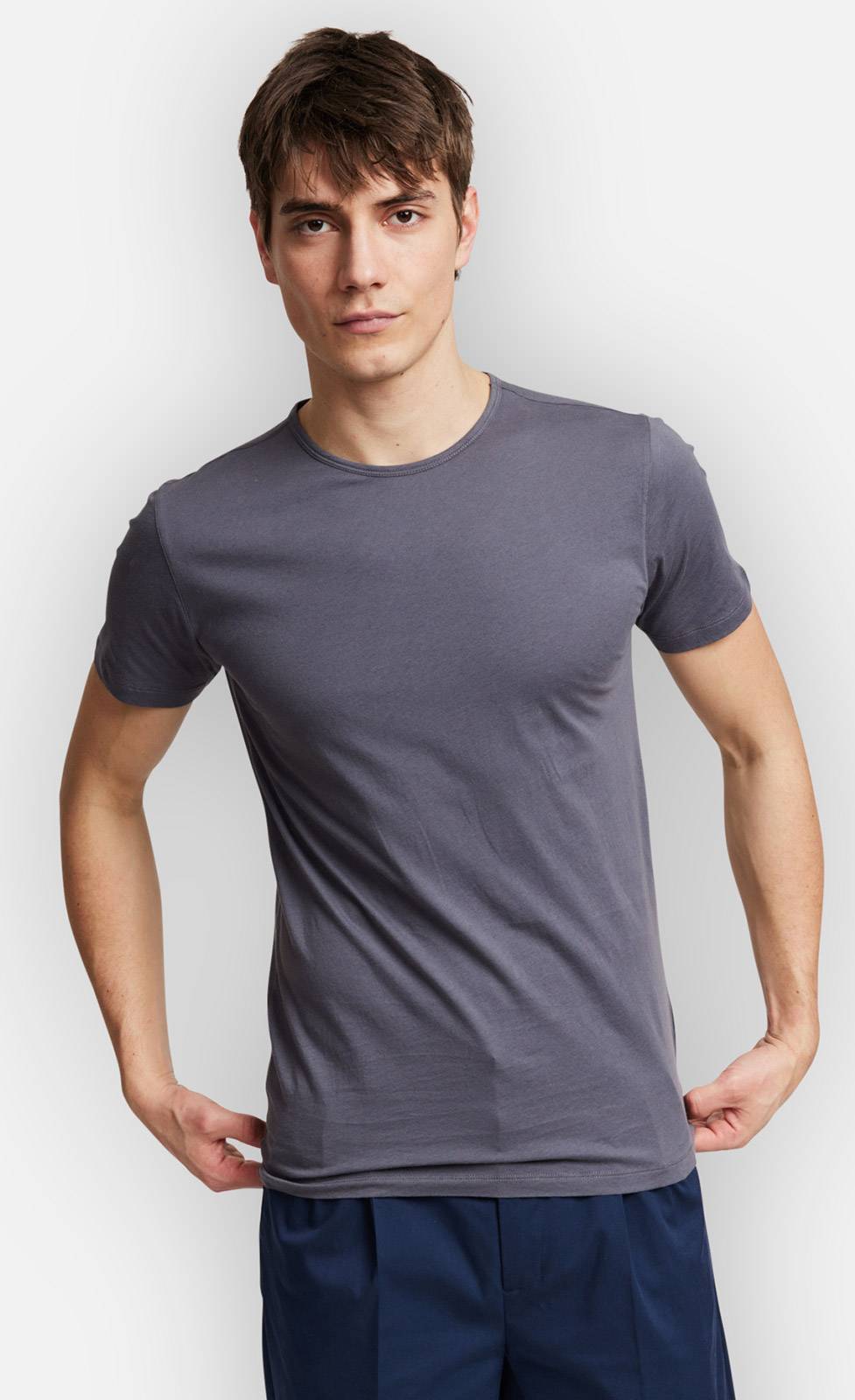 Kiefermann Lio Baumwoll-T-Shirt mit Rundhals Bis zu 60% Rabatt
