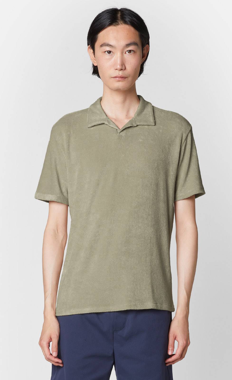 Kiefermann Jonathan Frottee-Poloshirt Nur noch ein Tag übrig