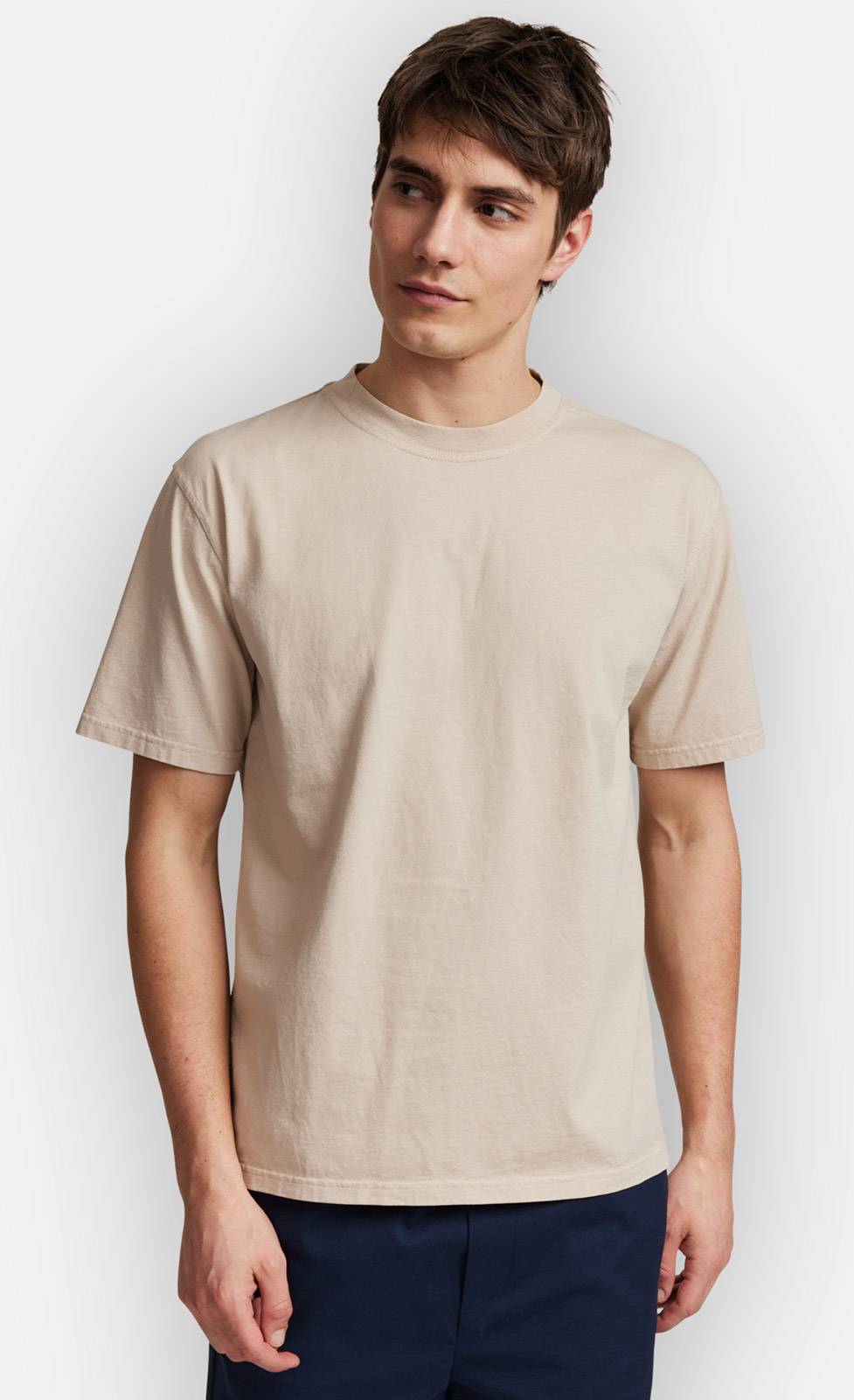 Kiefermann Bastian Garment-Dye T-Shirt aus Baumwolle Fabrikladen