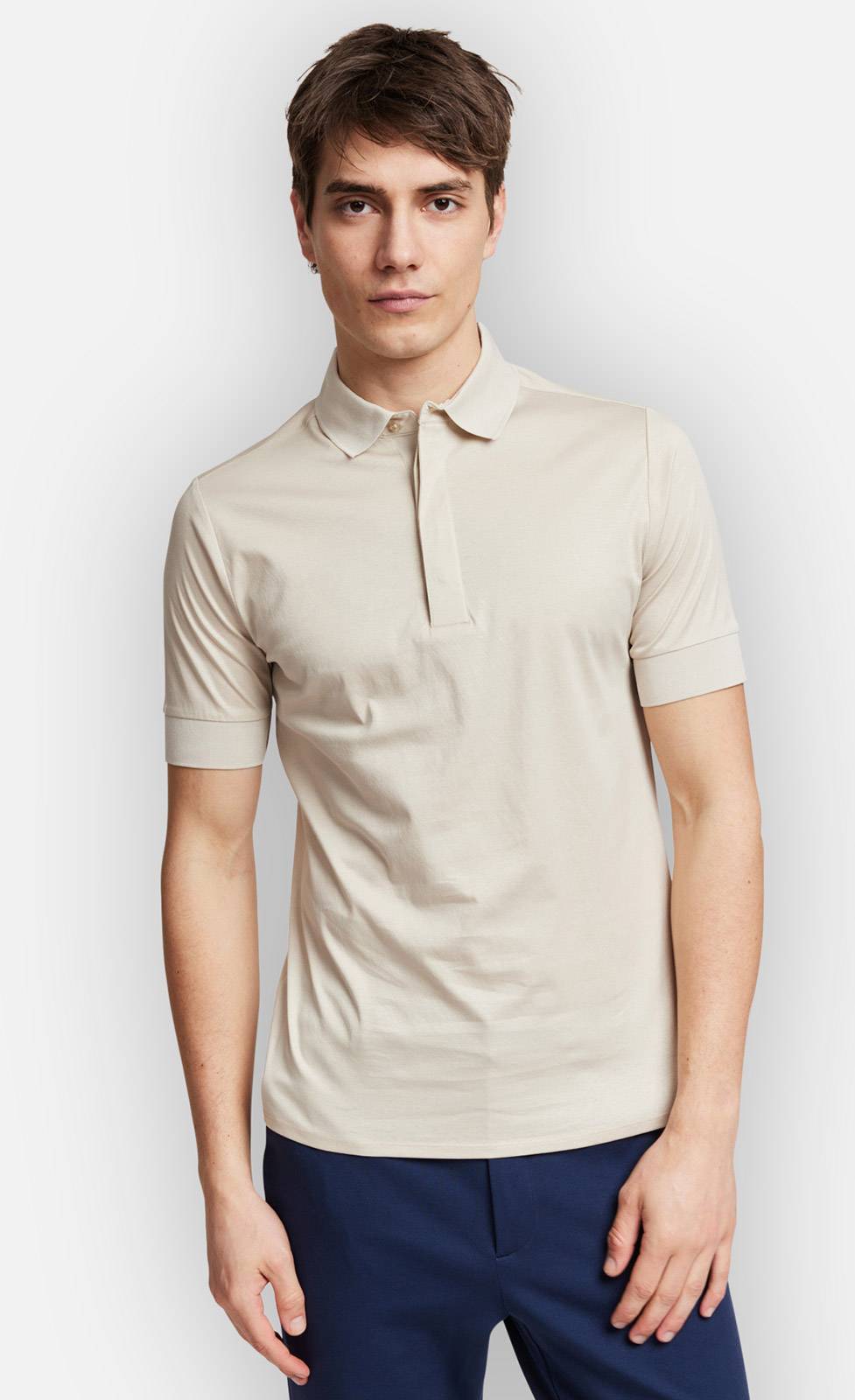 Kiefermann Wilson Poloshirt aus merzerisierter Baumwolle Begrenzt auf 3 Tage