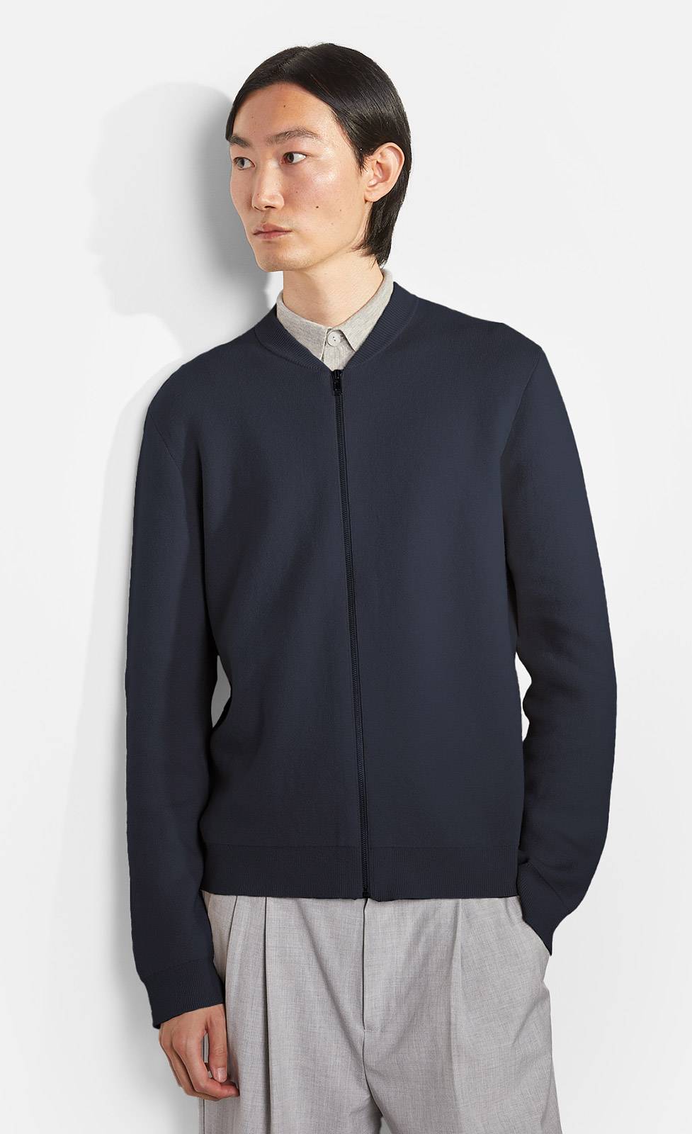 Kiefermann Avino Strickjacke im Blousonstil im Angebot