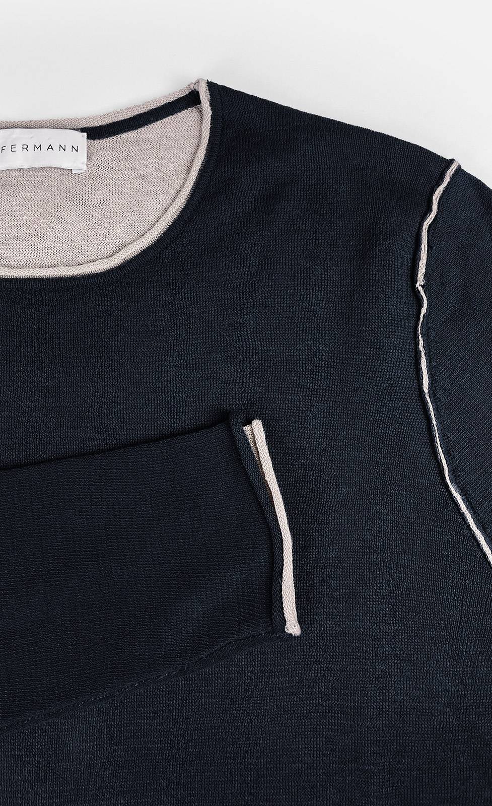 Kiefermann Caius Leinen Strickpullover Fabrikverkauf