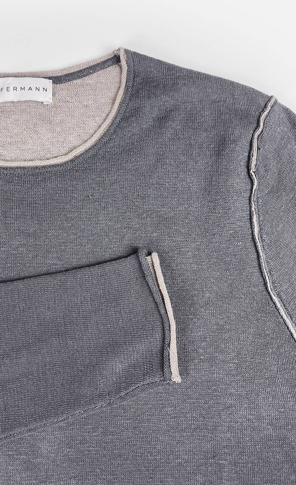 Kiefermann Caius Leinen Strickpullover Fabrikverkauf