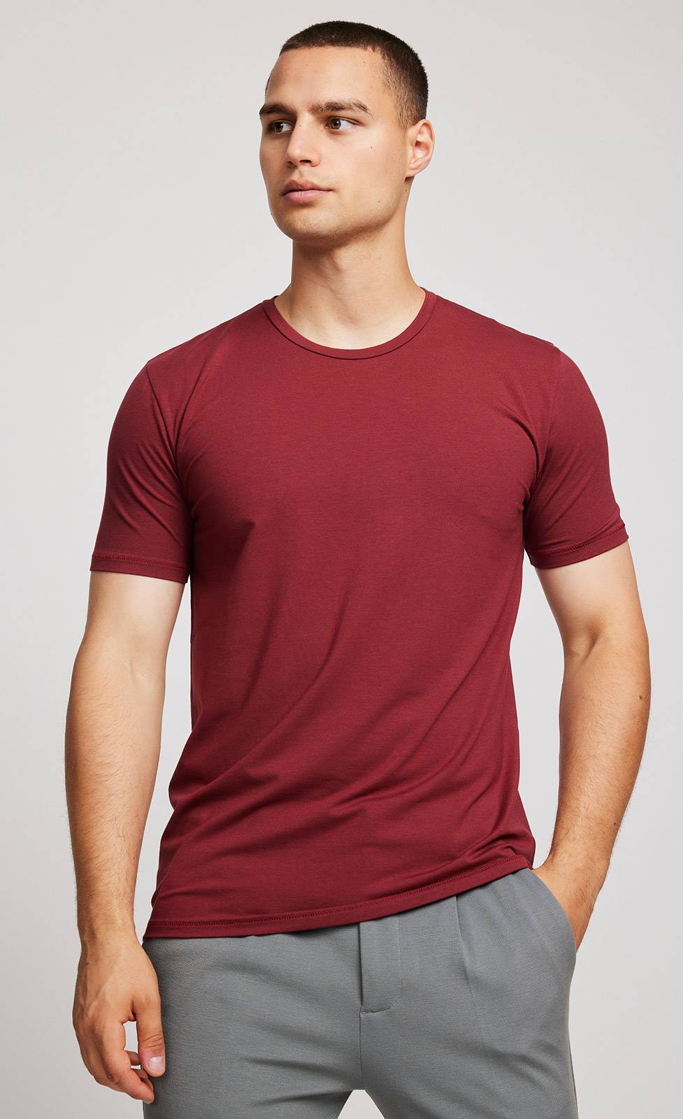 Kiefermann Hero T-Shirt aus Baumwolle-Modal-Mix Kostenlose Rückgabe