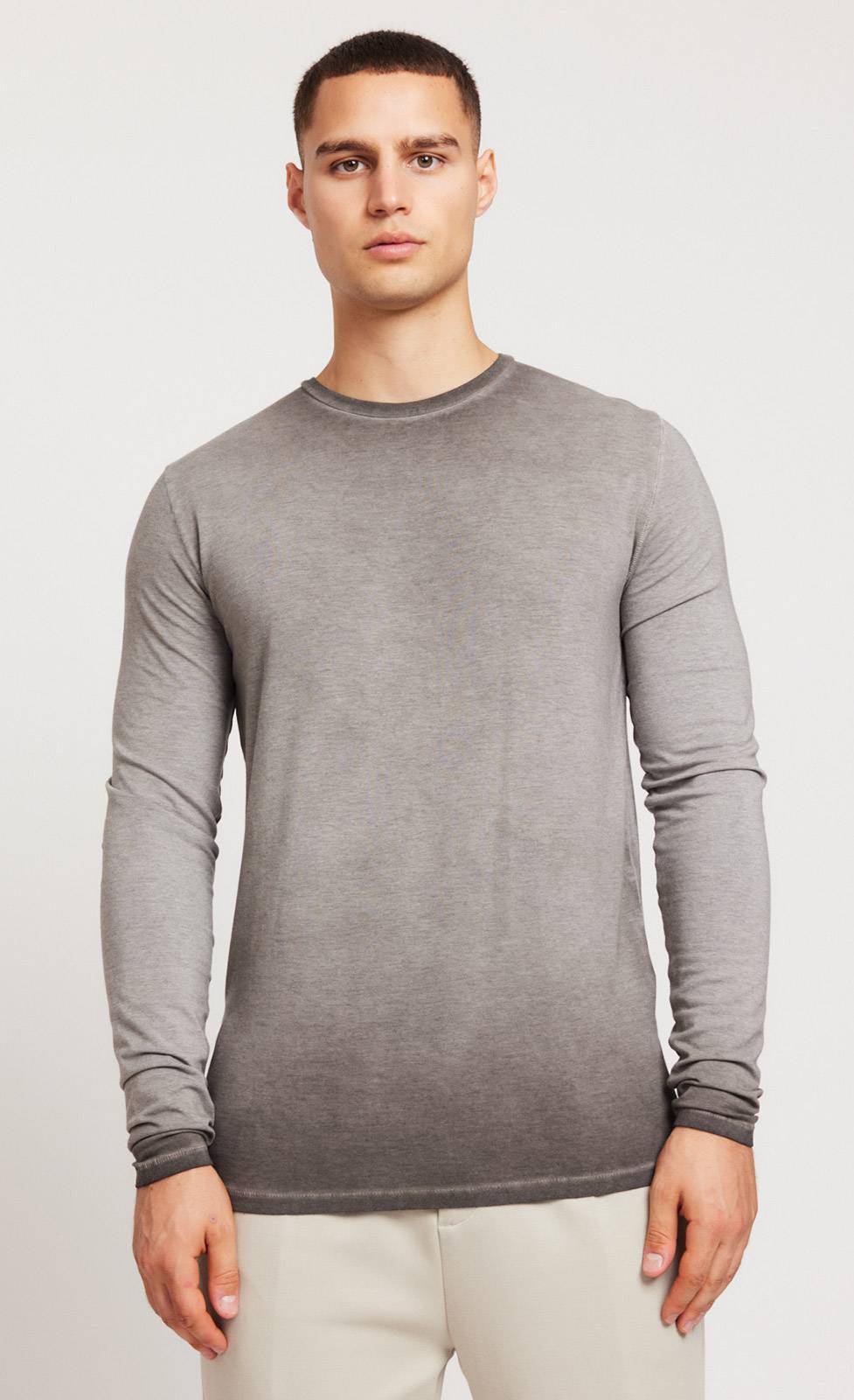 Kiefermann Erik Langarmshirt mit Vintage-Waschung Neueste Stile