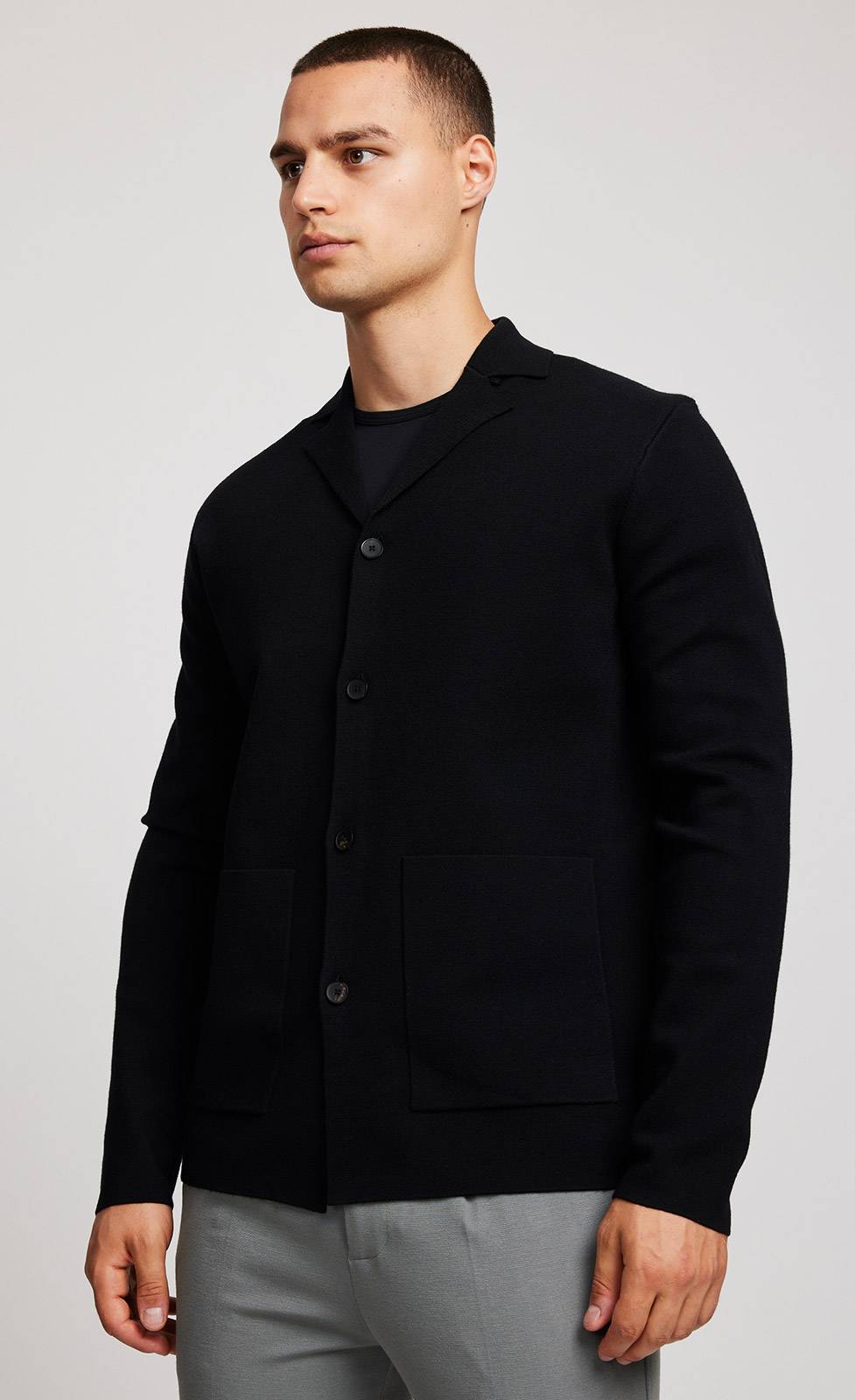 Kiefermann Danco Geknöpfte Strickjacke mit Taschen Kostenloser Versand international