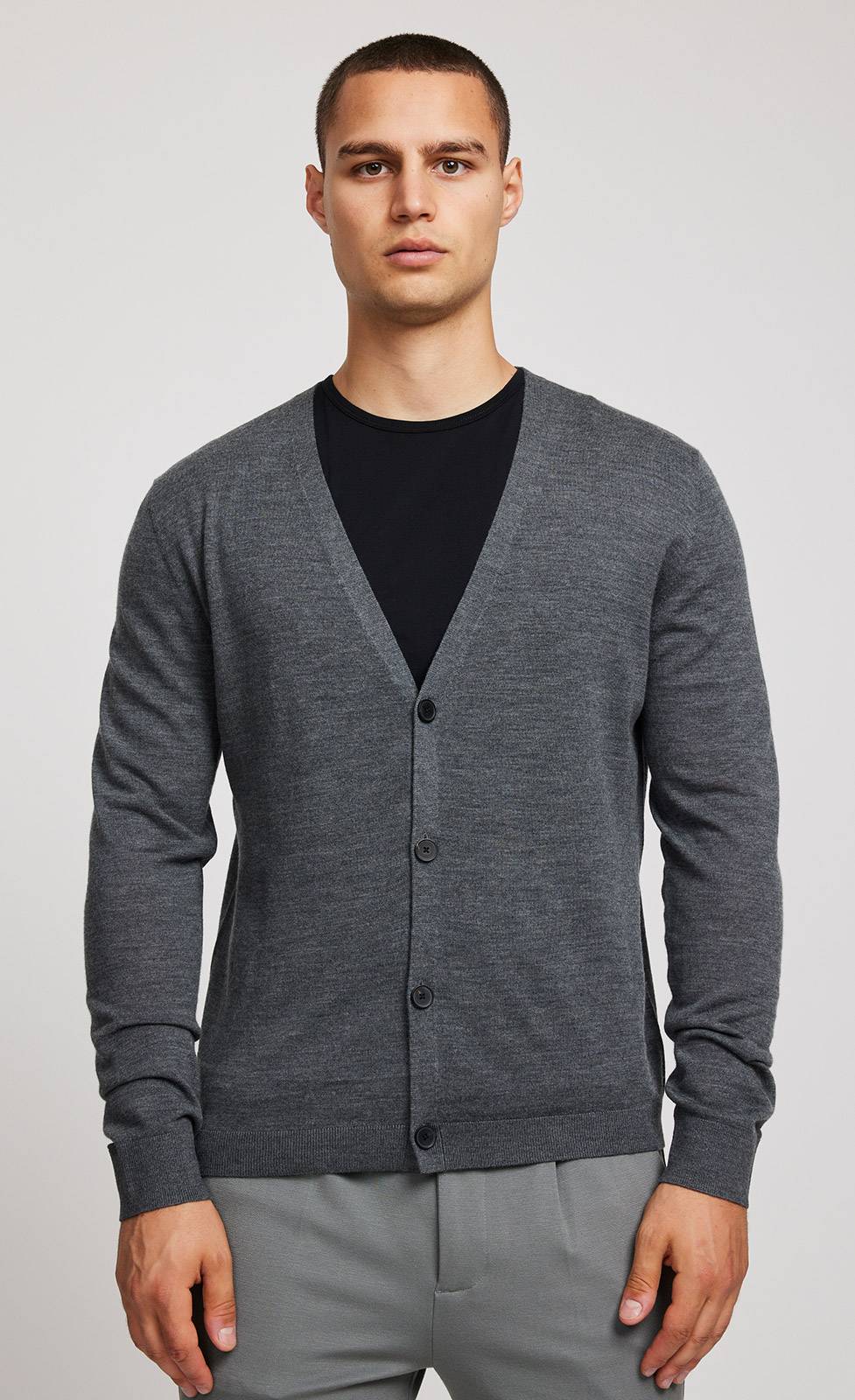 Kiefermann Simon Merino Feinstrickjacke Im Verkauf