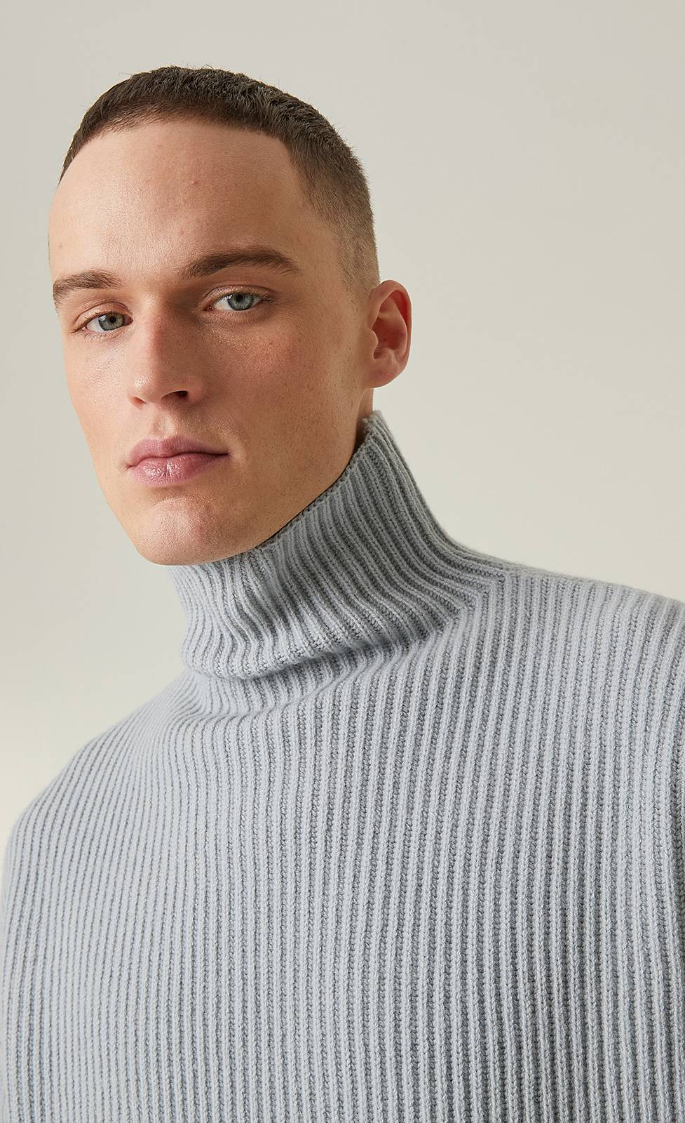 Kiefermann Kenneth Gerippter Rollkragen-Strickpullover Outlet