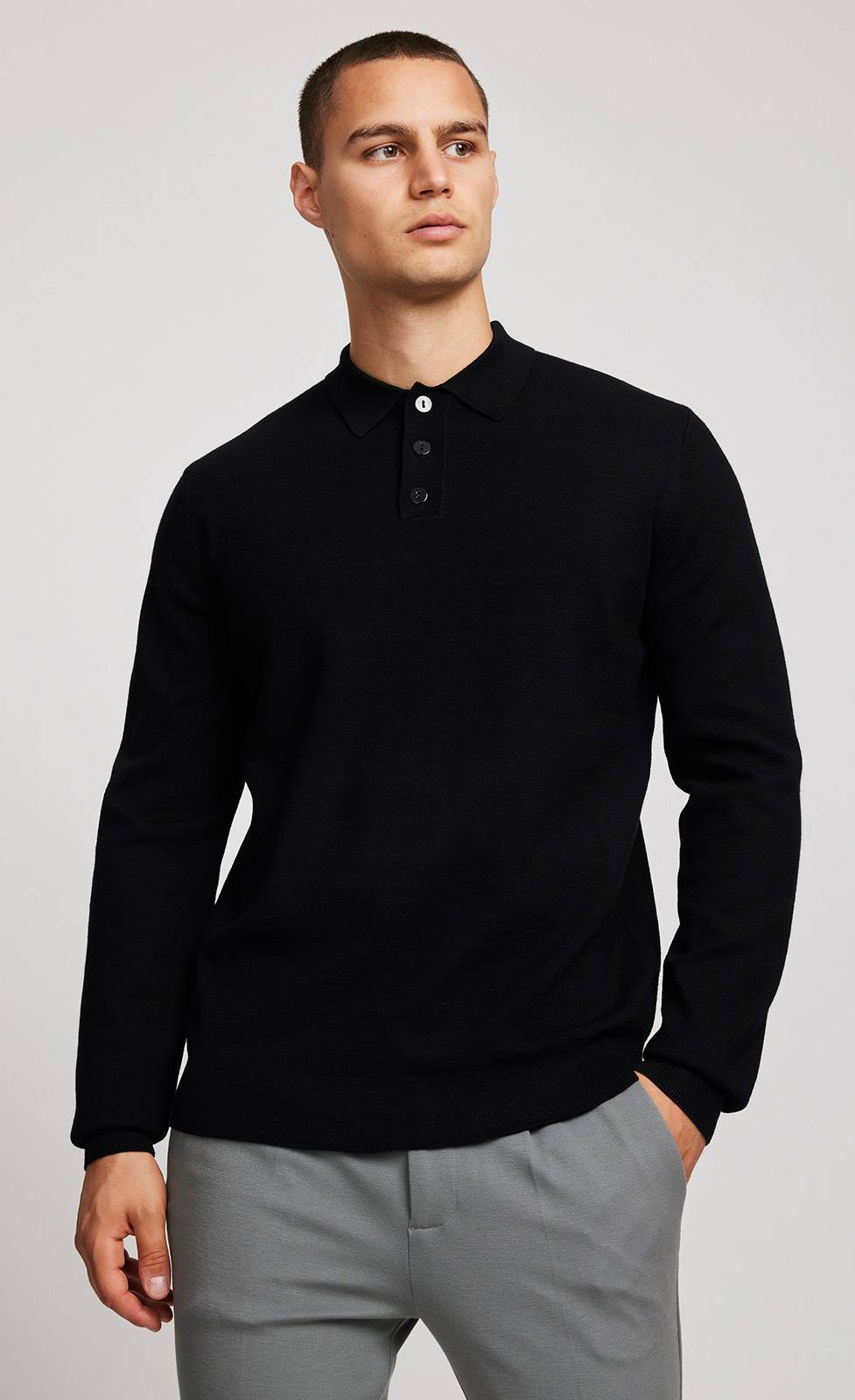 Kiefermann Aidan Strickpullover mit Polokragen Verkauf