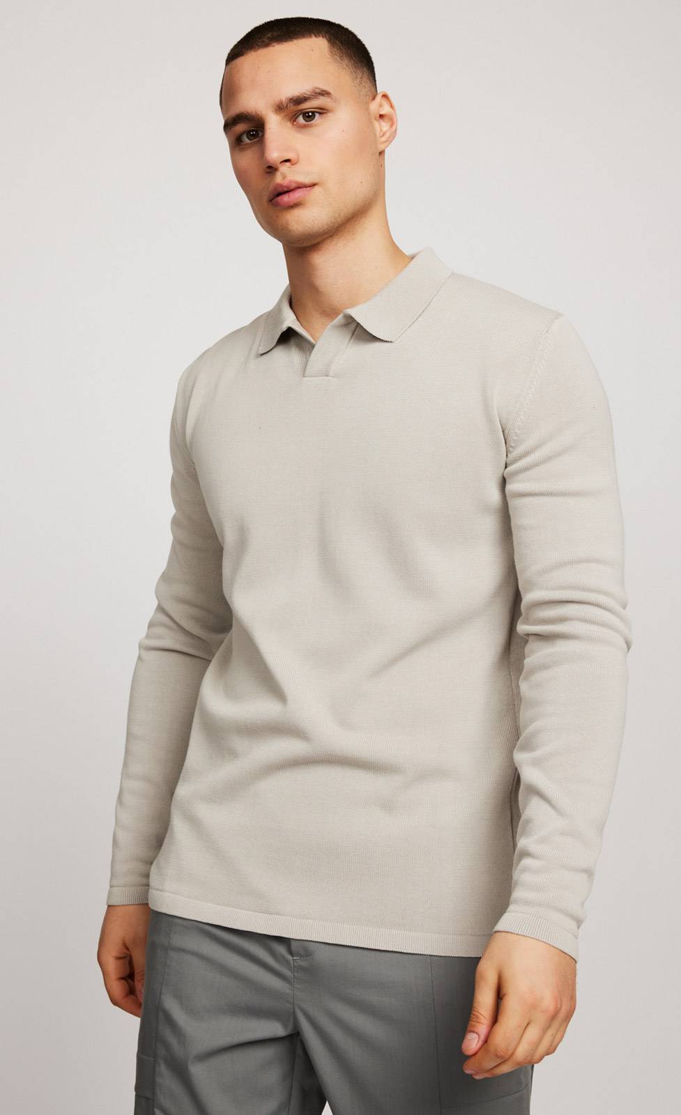 Kiefermann Matti Strickpullover mit Kragen Tägliche Deals