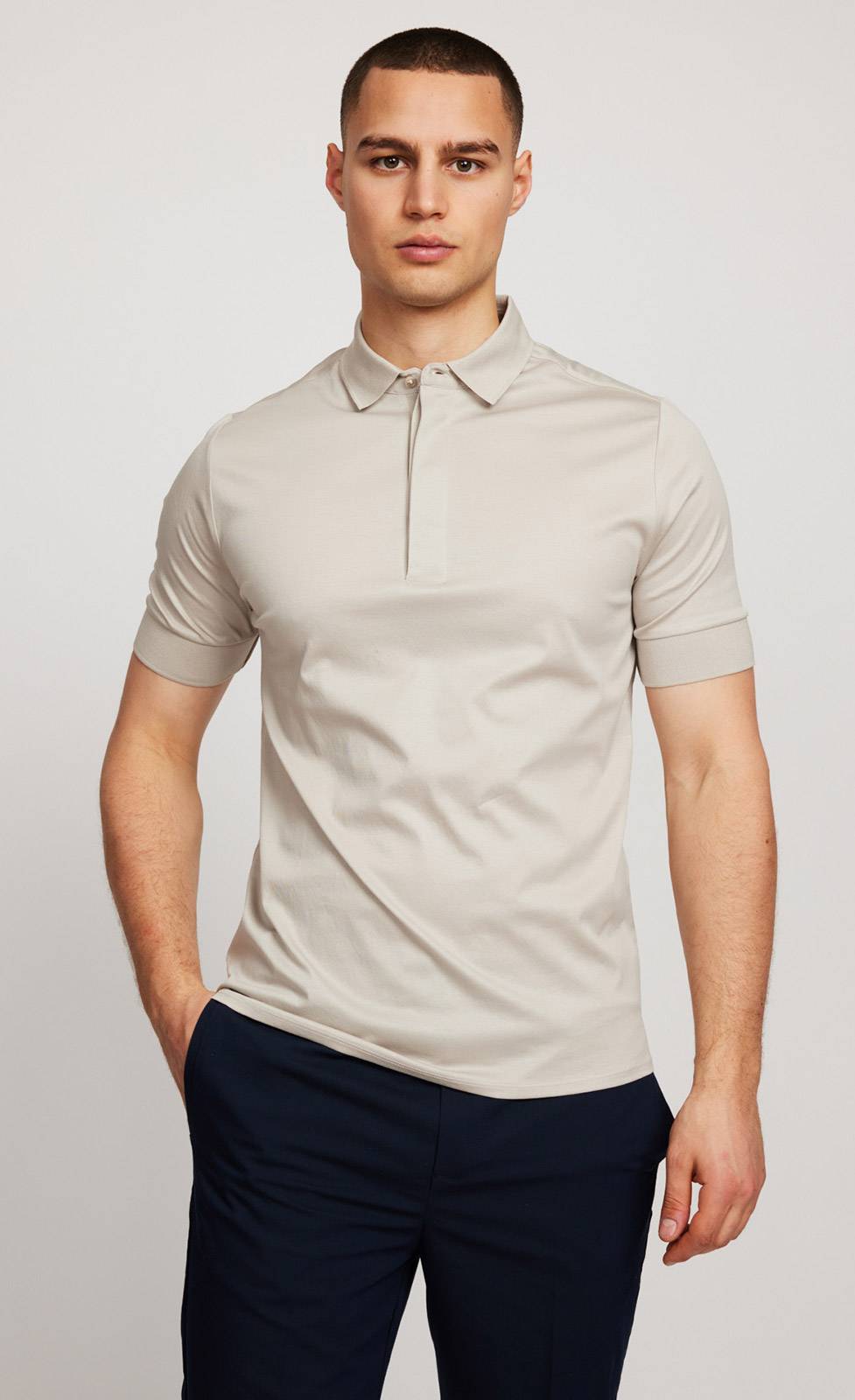 Kiefermann Wilson Poloshirt aus merzerisierter Baumwolle Sonderangebote