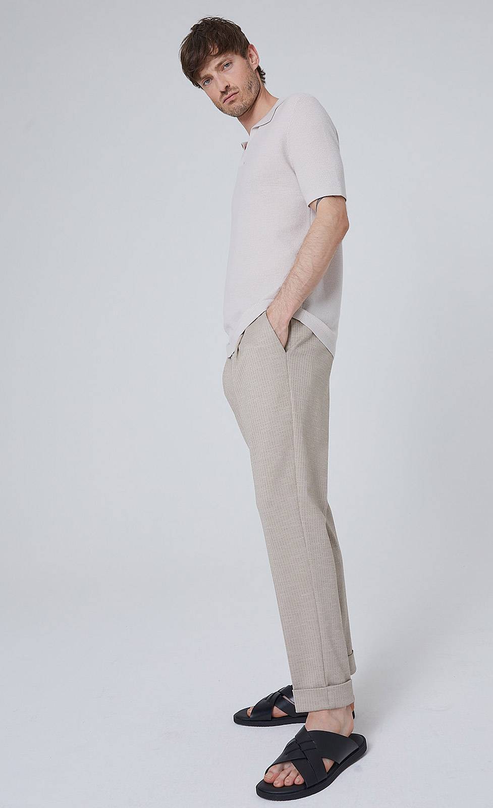 Kiefermann Timmy Fein gestreifte Jersey-Hose Hotsell