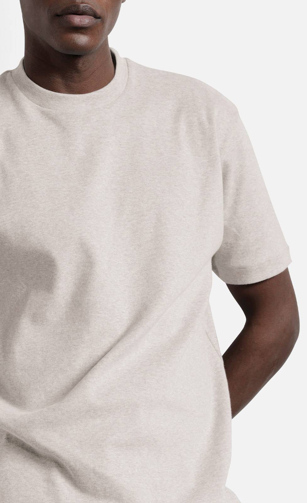 Kiefermann Aarons T-Shirt aus kompaktem Baumwolljersey Flash Sale