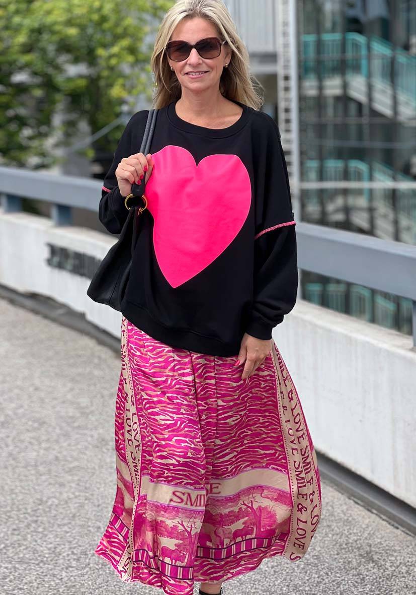 Miss Goodlife Maxirock Pink Zebra Super Sparpreis