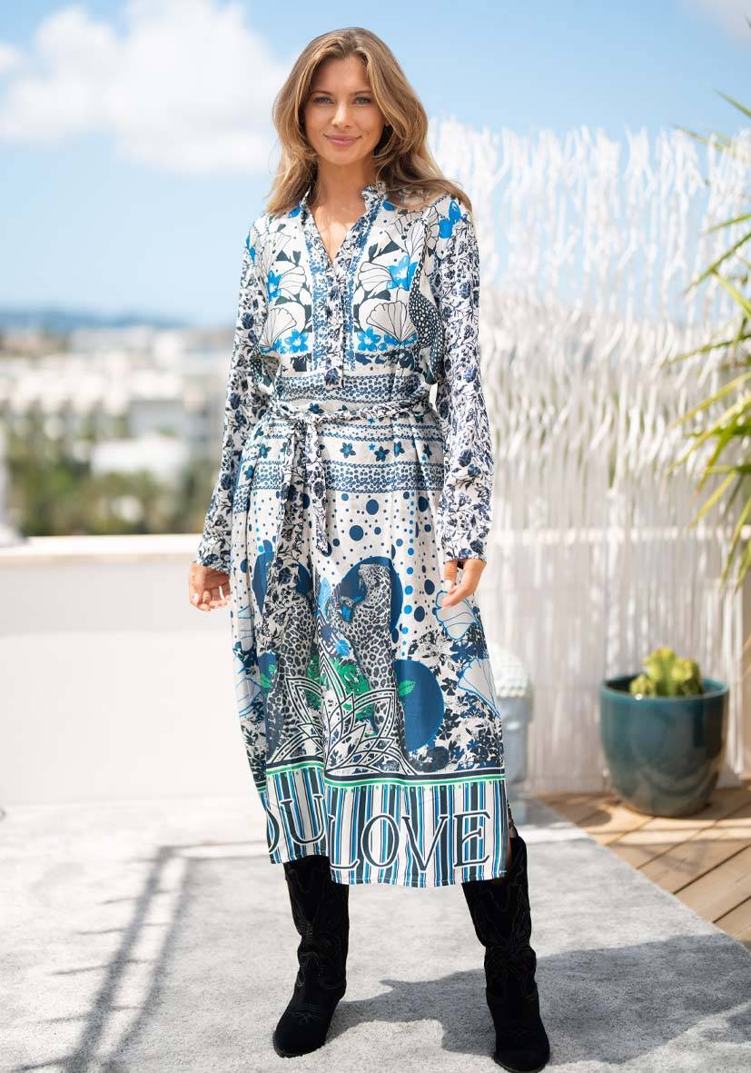 Miss Goodlife Dress Flower Leopard Zeitbegrenzte Promotion