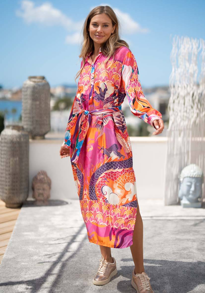 Miss Goodlife Dress Pink Dragon Discount Store für neue Produkte