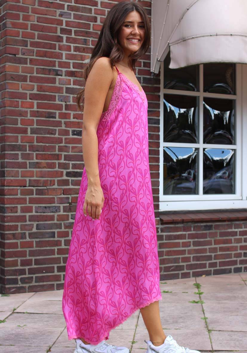 Miss Goodlife Dress Lace Pink Black Friday Preise