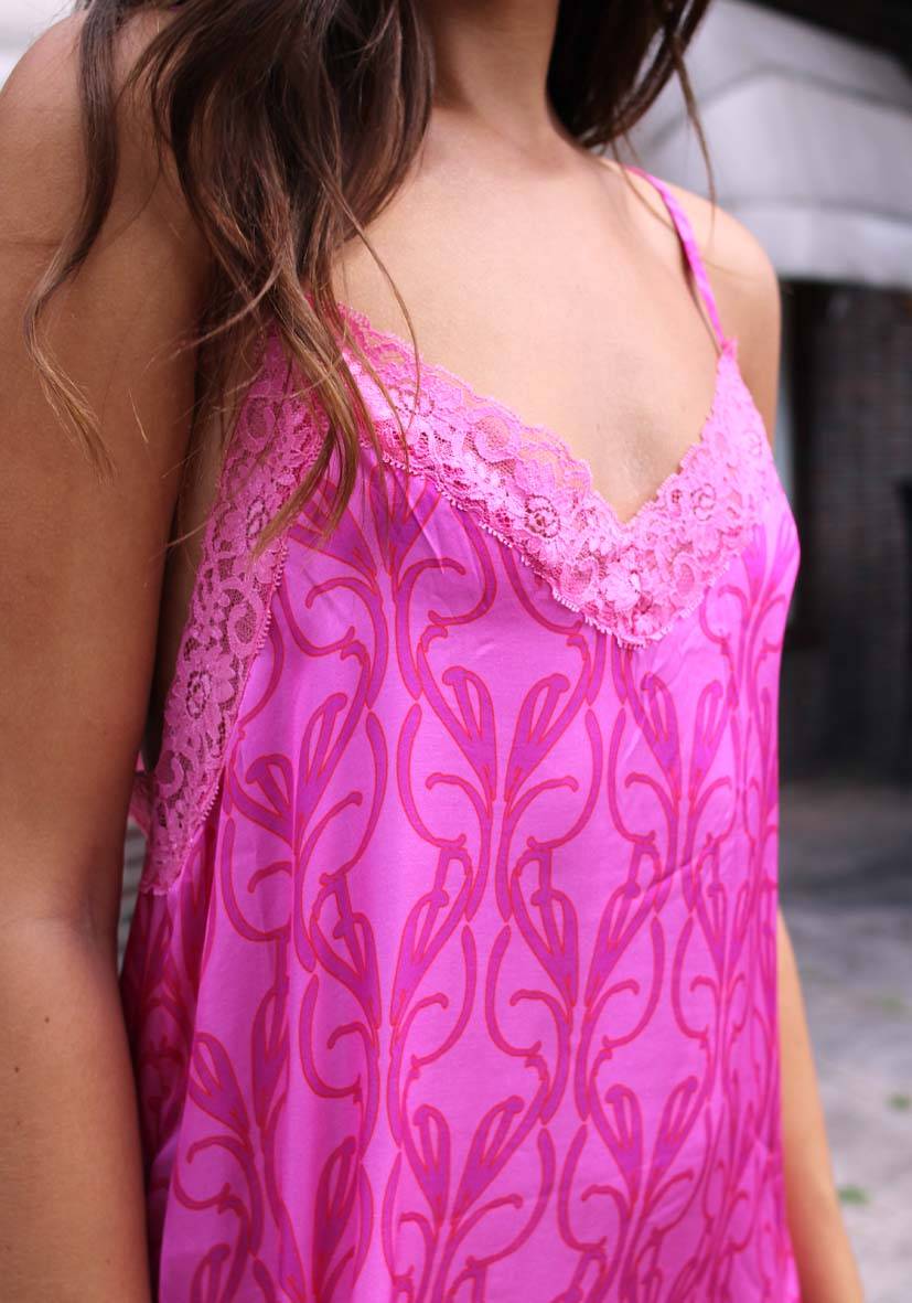 Miss Goodlife Dress Lace Pink Black Friday Preise