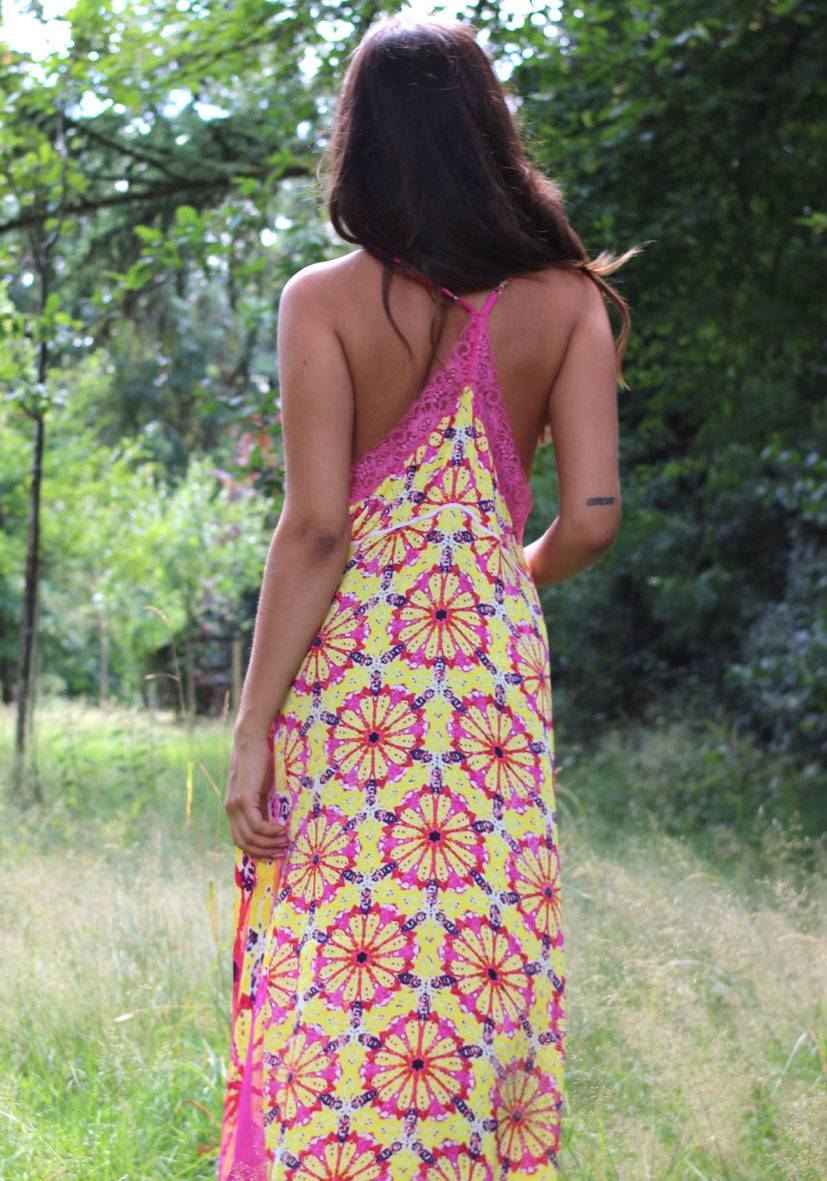 Miss Goodlife Dress Lace Rose Summer feeling Im Verkauf