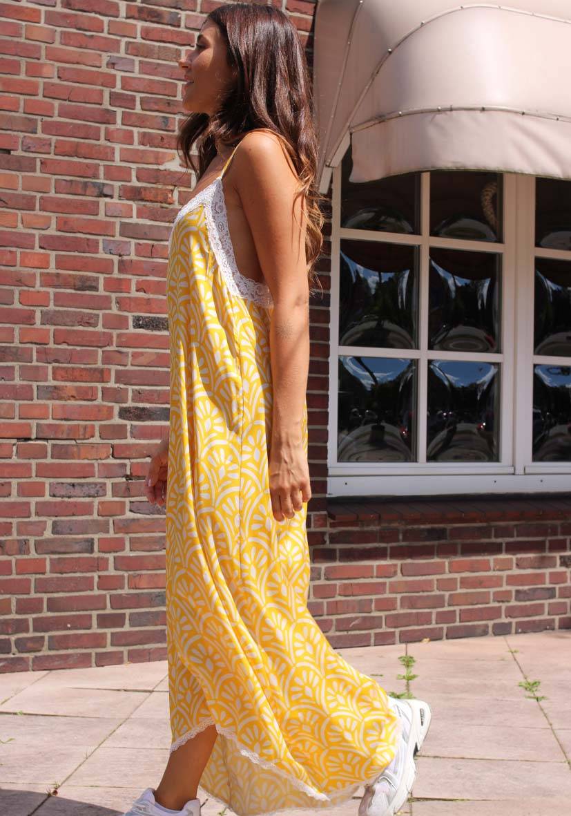 Miss Goodlife Dress Lace Yellow delight zollfrei