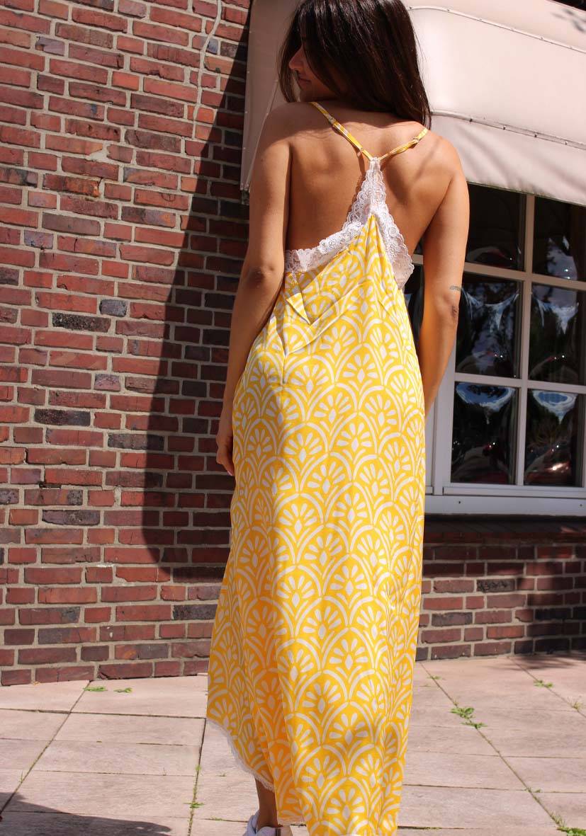 Miss Goodlife Dress Lace Yellow delight zollfrei