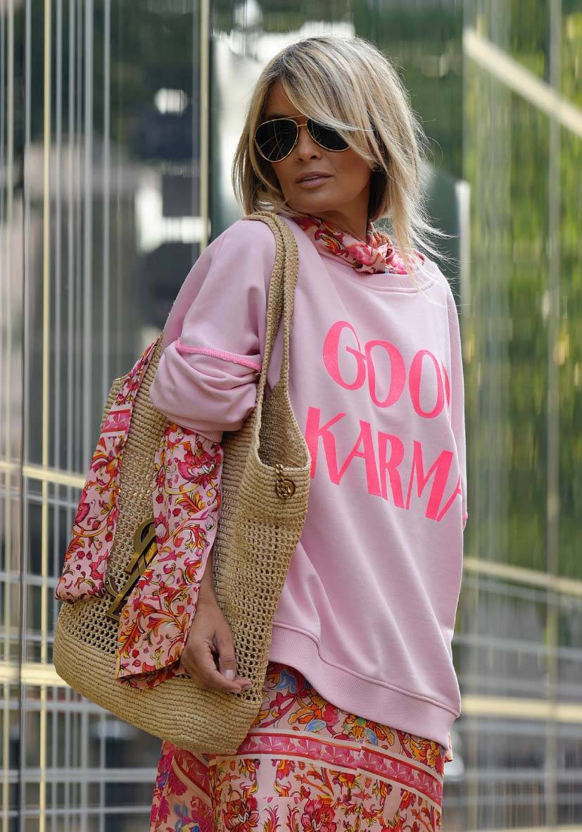 Miss Goodlife Roundneck Good Karma Good Luck – dust rose Günstiger Verkauf