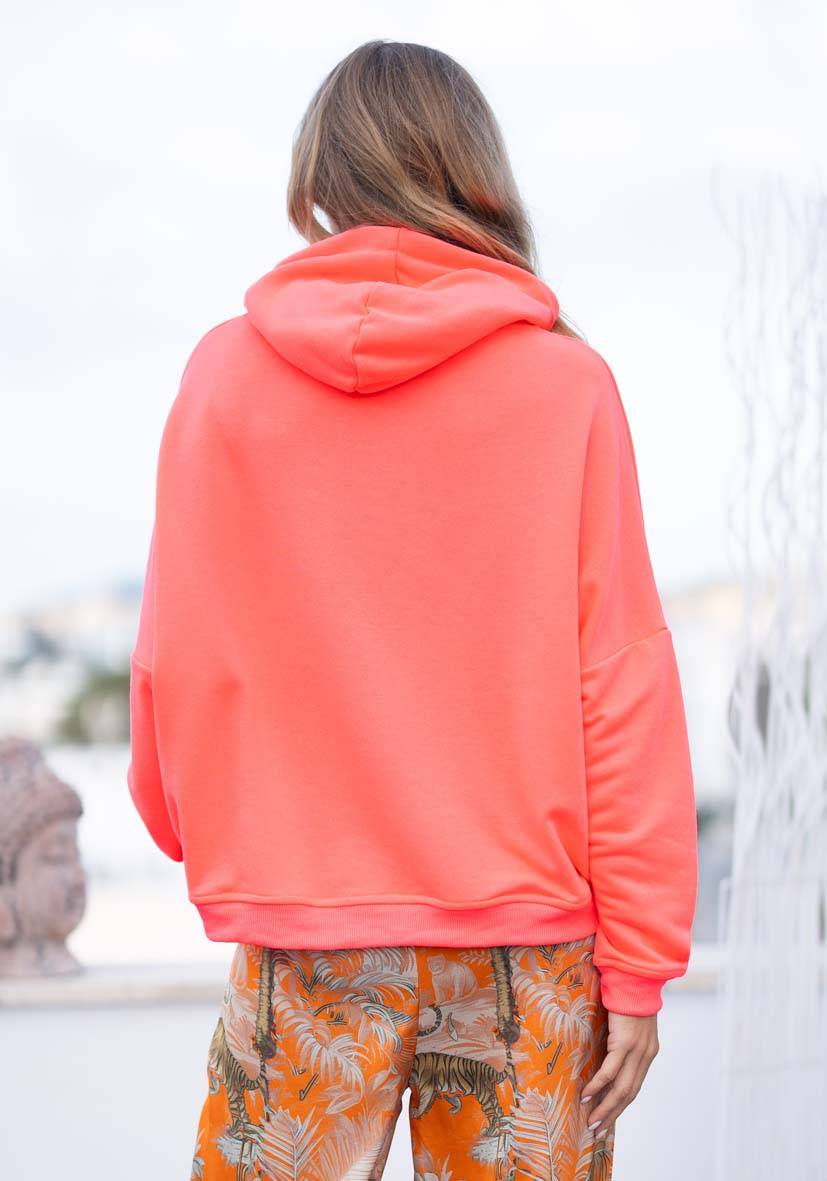 Miss Goodlife Hoodie True Love – neonpink Neuheiten
