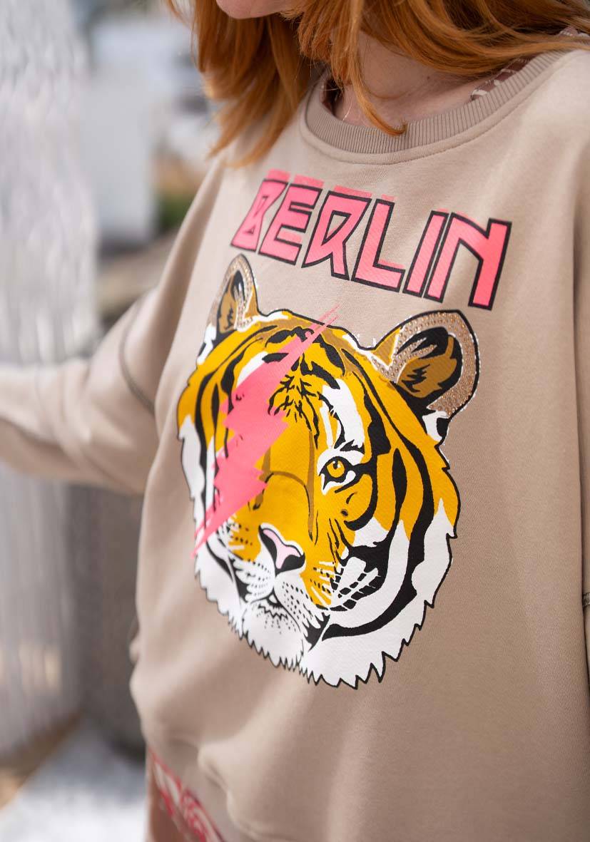 Miss Goodlife Roundneck Berlin Tiger – sand Hotsell