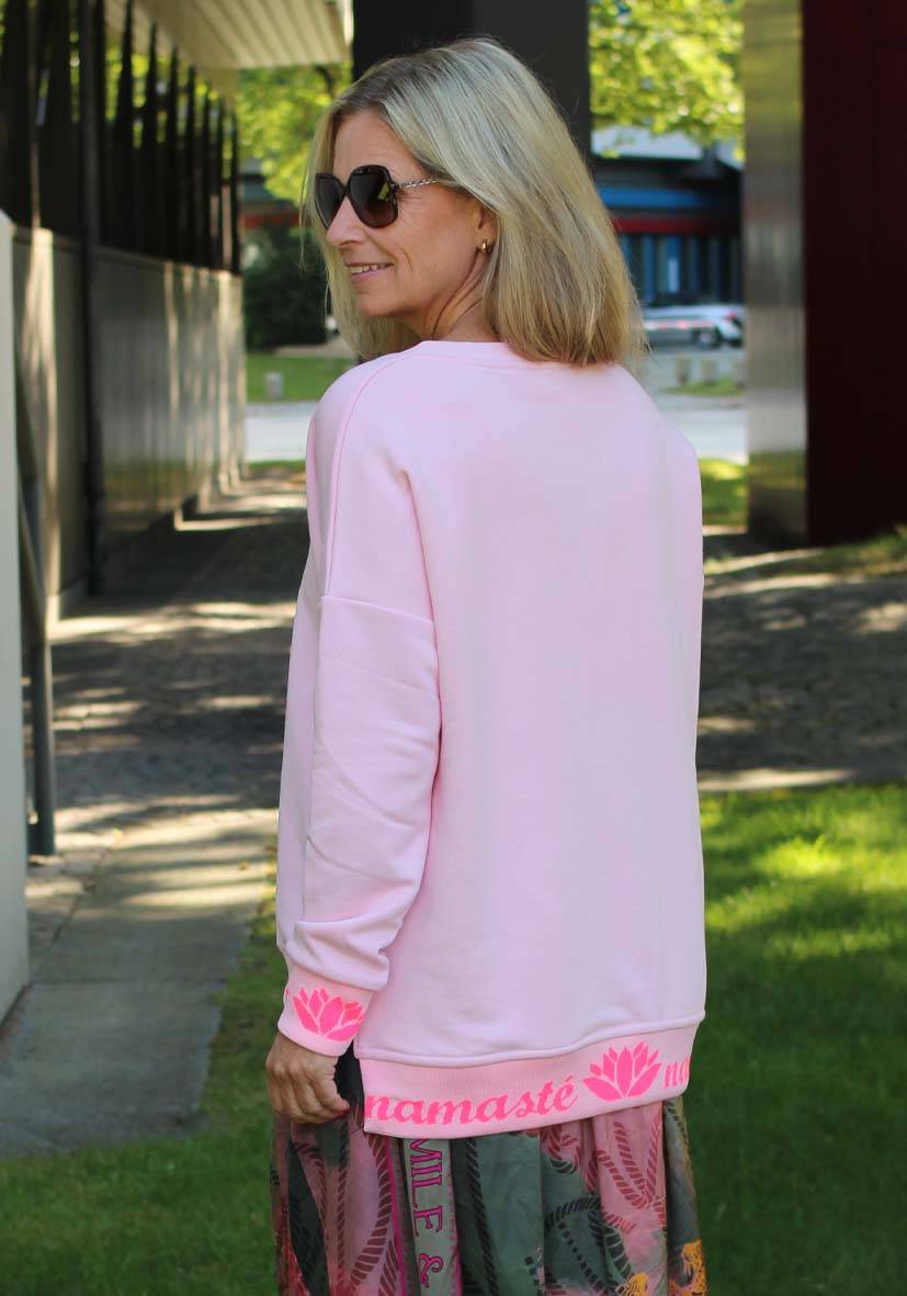 Miss Goodlife V-Neck Namasté Glitter – rose Fabrik Onlineshop