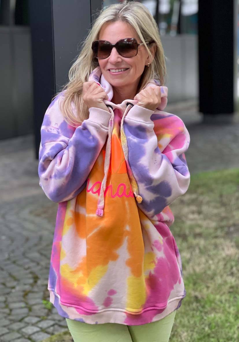 Miss Goodlife Hoodie Batik Namasté – rose Günstig kaufen